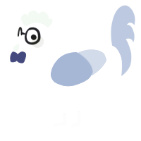 A olive and ochre chicken