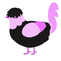 (unnamed), a sable and lavender chicken