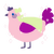 A rose and plum chicken