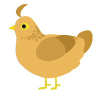 A honey and gold chicken with a neck-speckle pattern