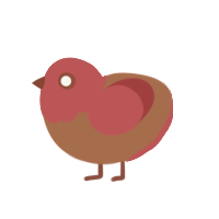 (unnamed), a brown and red chicken with a head pattern