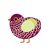 A wine and lemon chicken with a lace pattern