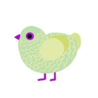 (unnamed), a gluppy and lemon chicken with a lace pattern