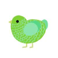 (unnamed), a grass and spring chicken with a lace pattern