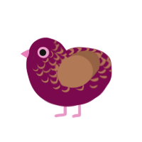 Mud, a wine and brown chicken with a half-lace pattern