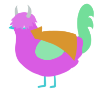 A orchid and spring chicken