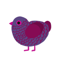 THE FORGOTTEN ONE, a overcast and wine chicken with a speckle pattern