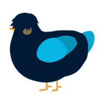 A tumblr and cerulean chicken