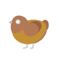 (unnamed), a gold and brown chicken with a head pattern