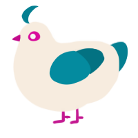 A cream and sea chicken