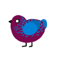 (unnamed), a wine and sapphire chicken with a half-lace pattern