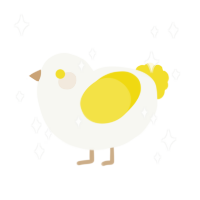 A white and yellow chicken