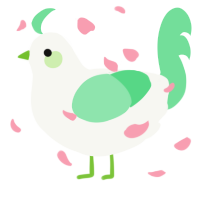 A white and spring chicken