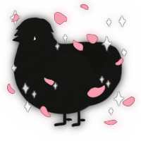A black chicken with a bar pattern