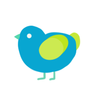 (unnamed), a cerulean and lime chicken