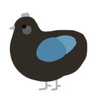 A mist and brown chicken