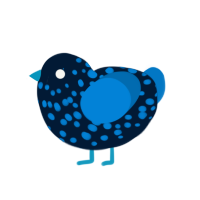 (unnamed), a tumblr and sapphire chicken with a speckle pattern