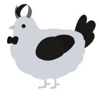 A mist and sable chicken