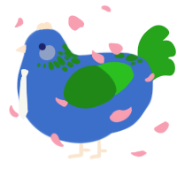 A gold and orchid chicken with a neck-speckle pattern