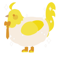 A cream and yellow chicken with a head pattern