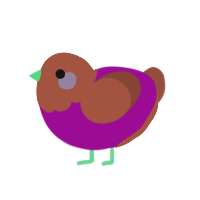 (unnamed), a plum and russet chicken with a head pattern