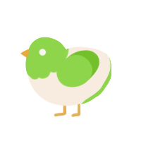 (unnamed), a cream and grass chicken with a head pattern