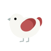 Blood on the rug, a white and red chicken