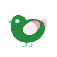 (unnamed), a viridian and rose chicken