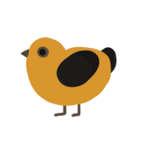 (unnamed), a orange and sable chicken