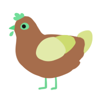 A brown and lemon chicken