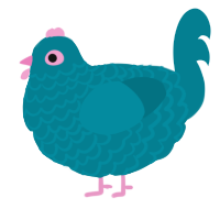 A sea chicken with a lace pattern