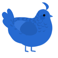 A orange chicken with a half-lace pattern