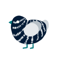 Silent Night, a tumblr and mist chicken with a bar pattern