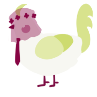 A white and lemon chicken