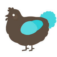 A bark and aqua chicken