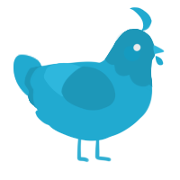 A vermilion chicken with a head pattern