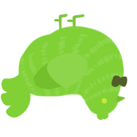 A grass chicken with a bar pattern