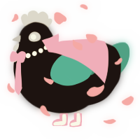 A sable and turquoise chicken