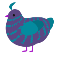 A overcast and sea chicken with a bar pattern