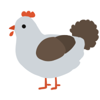 A mist and bark chicken