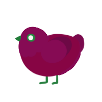 (unnamed), a maroon and wine chicken with a head pattern