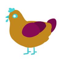 A ochre and wine chicken