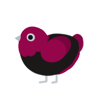 (unnamed), a sable and maroon chicken with a head pattern