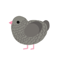 (unnamed), a ash and grey chicken with a lace pattern