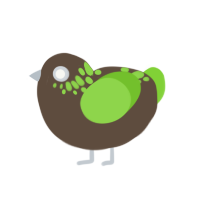 (unnamed), a bark and grass chicken with a neck-speckle pattern