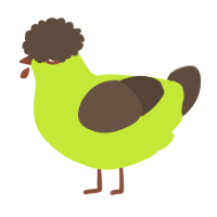 A lime and bark chicken