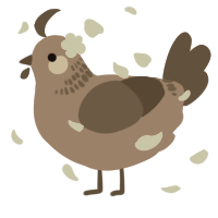 A brown and bark chicken with a neck-band pattern