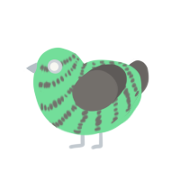 (unnamed), a spring and grey chicken with a bar pattern