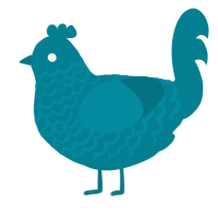 A sea chicken with a lace pattern