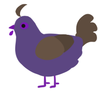 A overcast and bark chicken